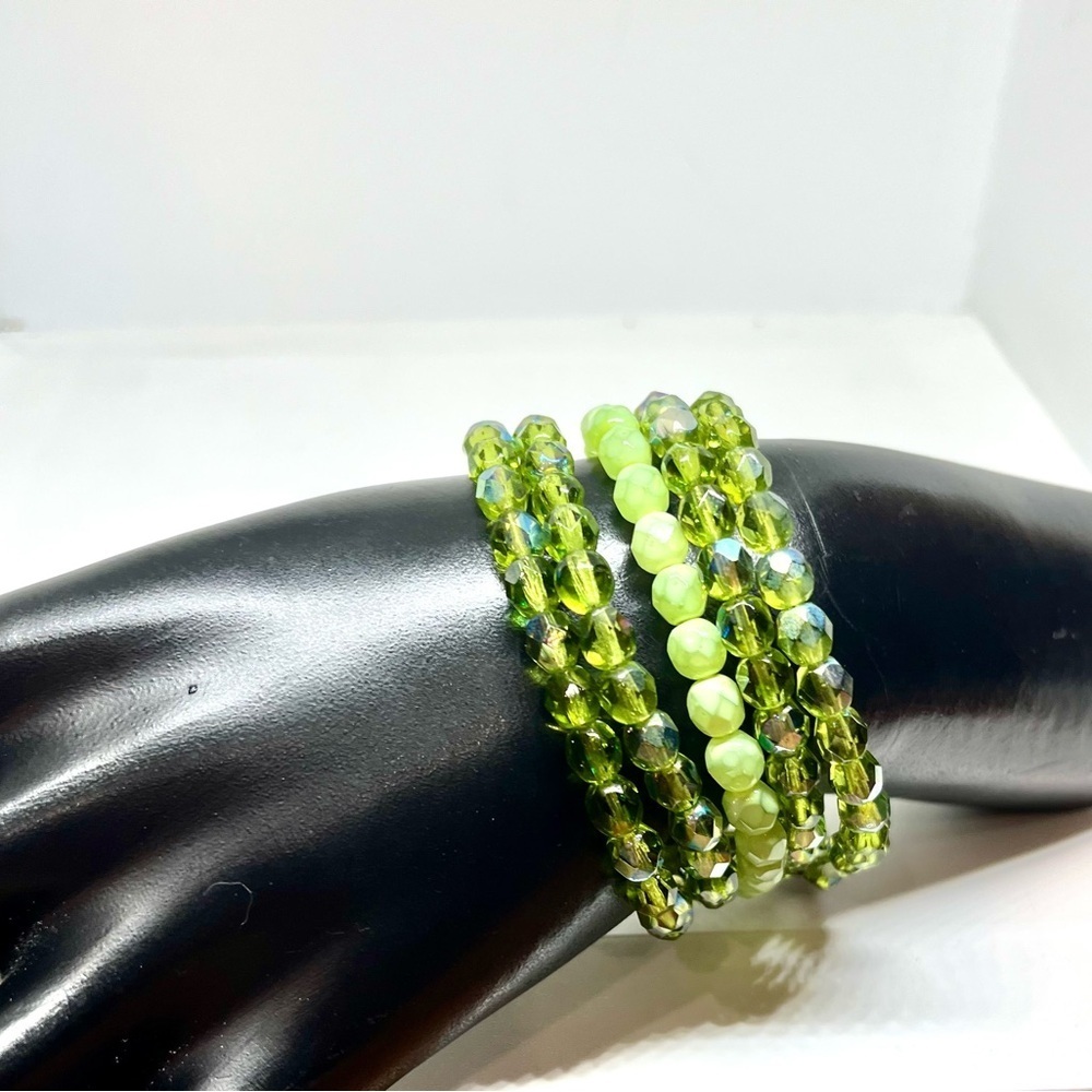 Vintage Austrian Crystal Bead Bracelet
